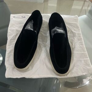 Massimo Dutti men’s blue loafers size 10 (43)